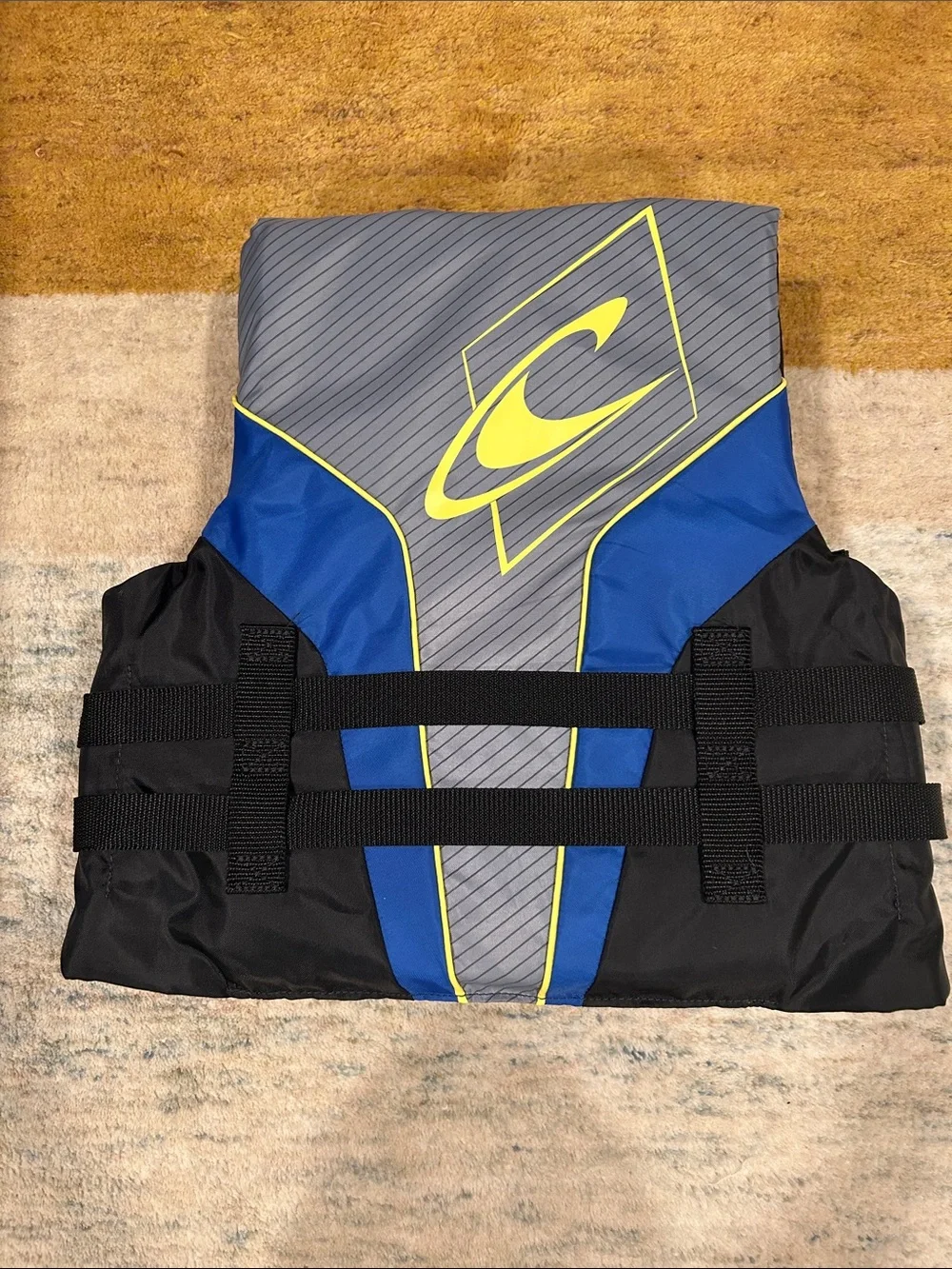 Youth O'Neill Blue, Gray & Yellow USCG Life Jacket